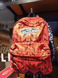 Vans香港正品代购15新款秋女包涂鸦水墨花朵运动包休闲包双肩背包