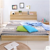 包邮特价 板式床 现代简约储物床 榻榻米床 日式韩式床 1.5 1.8床