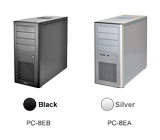 LIANLI/联力 新品 PC-8E 中型塔式 黑色/银色 ATX/MATX全铝机箱
