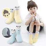 女童秋冬季立体小中筒韩国新款全棉卡通儿童袜防滑婴儿宝宝袜子