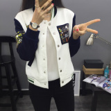 妙在2016春款新品明星同款棒球服女韩版长袖外套时尚通勤开衫卫衣