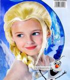 艾莎公主ElsaCOS动漫冰雪奇缘爱莎假发套 儿童万圣节舞台表演道具