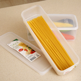 日本进口厨房筷子盒子创意塑料筷子筒面条盒餐具收纳盒带盖保鲜盒