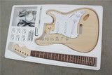 吉ST电吉他半成品带全部配件可自己DIY颜色组装油漆可按要求改动