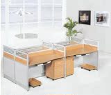 天津职员桌办公桌屏风隔断工位电脑桌职员桌可定制2/4/6多人工位