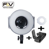 富莱仕F&V 环形LED摄像灯摄像机用单反摄影DV婚庆补光灯调光R300