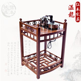 红木家具鸡翅木茶水架实木茶几小功夫茶桌台小带电磁炉全自动上水