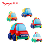 Toyroyal皇室惯性车儿童玩具车套装小汽车工程车可爱迷你小警车