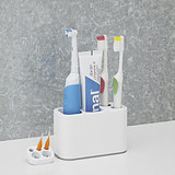【天天特价】座式电动牙刷架牙膏架可变槽位自由组合收纳牙具包邮