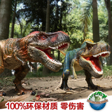 侏罗纪世界超大号仿真软胶手偶恐龙儿童玩具霸王龙异特龙重爪龙