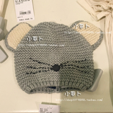 【小萝卜】GAP专柜正品 婴童小老鼠造型针织帽子415251 原价129