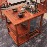 实木仿古家具中式小茶桌椅组合功夫茶桌茶台泡茶艺电磁炉茶几特价