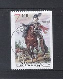 瑞典 信销 邮票 1998 波兰联发 国王西格蒙德狩猎图 雕刻斯拉尼亚