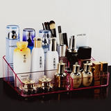 桌面化妆品收纳盒 透明创意口红护肤品梳妆台收纳 加大号