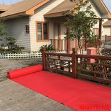 大红婚庆红地毯一次性结婚防滑楼梯长期加厚家用地垫室外庆典批发