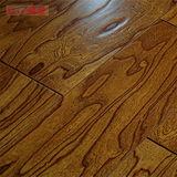 实木复合地板多层实木地板15mm环保榆木仿古浮雕环保地暖专用耐磨