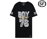 韩国伦敦男孩boy london正品代购2016新款夏短袖中长款T恤男女款