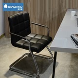 电脑椅子升降360度旋转办公转椅靠背老板座椅钢制脚PU材质靠背