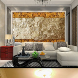 中式木雕浮雕清明上河图3D立体电视背景墙客厅卧室无缝壁画壁纸布