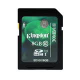 热销金士顿8G HC10SD内存卡(数码相机、笔记本电脑专用）正品