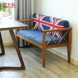 香木语北欧简约实木沙发橡木可拆洗棉麻单人双人组合客厅沙发椅