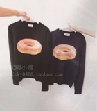 OO香港IT代购16年7月 ACNE 秋冬女款 甜甜圈图案 套头卫衣