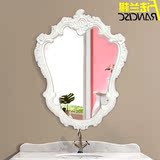 卫浴镜欧式壁挂悬挂洗手间梳妆台化妆浴室镜子 挂墙卫生间
