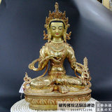 正宗尼泊尔进口铜鎏金密宗佛像1尺地藏菩萨 大愿地藏王菩萨像佛像
