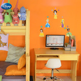 迪士尼幼儿园儿童房公主小女孩卧室床头背景装饰卡通贴画墙贴纸