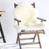 澳洲羊毛椅垫坐垫整张羊皮沙发垫皮毛一体防滑飘窗垫可定制