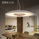 志爱 现代创意餐厅LED吊灯个性简约铁艺飞碟工程会所咖啡厅灯具