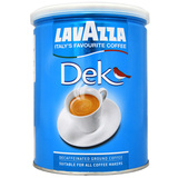 【天猫超市】意大利进口乐维萨LAVAZZA低因咖啡粉250g/罐