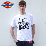 Dickies2016夏季新款男运动休闲风logo变形印花短袖T恤162M30EC30