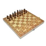 包邮 磁性木质国际象棋 木质贴面折叠棋盘 实木棋子内嵌式包装