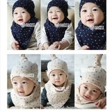 新生儿0-1岁男秋冬婴儿帽子秋季纯棉6-12个月女宝宝保暖套头帽夏3