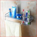 浴室置物架 1层壁挂 牙膏牙刷架牙具座放牙刷的架子 创意 太空铝