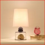 创意个性玻璃台灯卧室床头书房简约时尚DIY北欧白色温馨玻璃台灯