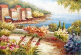 新款画格 DMC十字绣套件正品 世界名画油画 地中海 风景8
