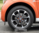 奔驰smart汽车装饰品 2015款smart轮毂螺丝帽彩色螺丝保护硅胶套