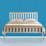 15新款纯实木床 松木儿童床 双人 单人床 欧式简约现代1.5 1.8米
