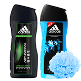 Adidas/阿迪达斯男士洗发水沐浴露套装 冰点250ml+舒缓止痒220ml