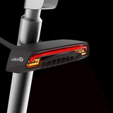 魅蓝X5 智能无线遥控自行车激光尾灯转向灯山地车充电LED骑行装备