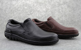 LEWIS& CLARKS正品代购男鞋厚底气垫鞋商务正装套脚真皮鞋冬季