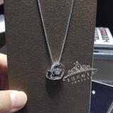 现货香港六福珠宝代购专柜正品心形钻石吊坠超值好货（不含项链）