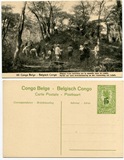1910年代比属刚果清理白蚁丘邮资片改值