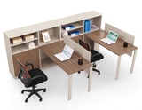 上海办公家具办公桌新款简约钢架屏风单人员工位两人组合办公桌椅