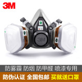 包邮3M防毒面具620p防毒口罩喷漆专用防尘面罩6200化工防甲醛口罩