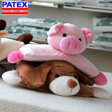 泰国PATEX 纯天然乳胶枕 动物 卡通 儿童透气防螨护颈按摩枕头