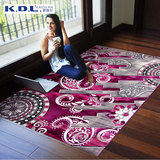 进口土耳其地毯现代抽象地毯卧室床边地毯客厅茶几地毯可机洗地毯