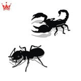 帝图汽车贴纸蝎子蚂蚁遮划痕贴花可爱搞笑个性车身贴双色贴纸